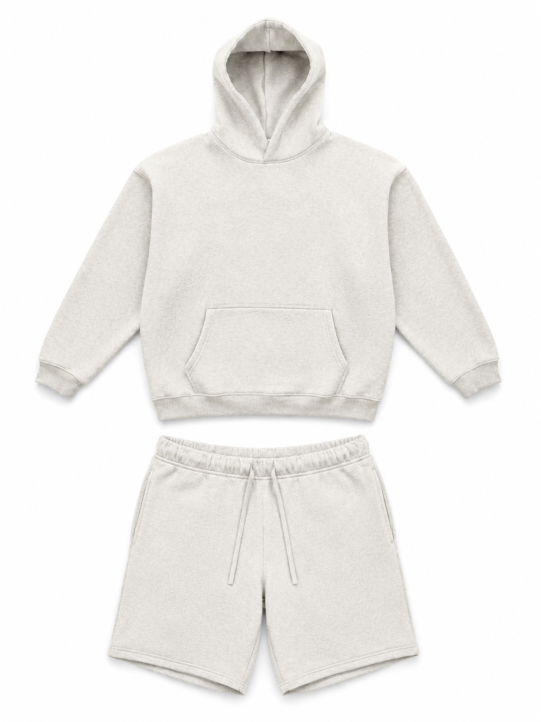 Oat Grey Shorts Set