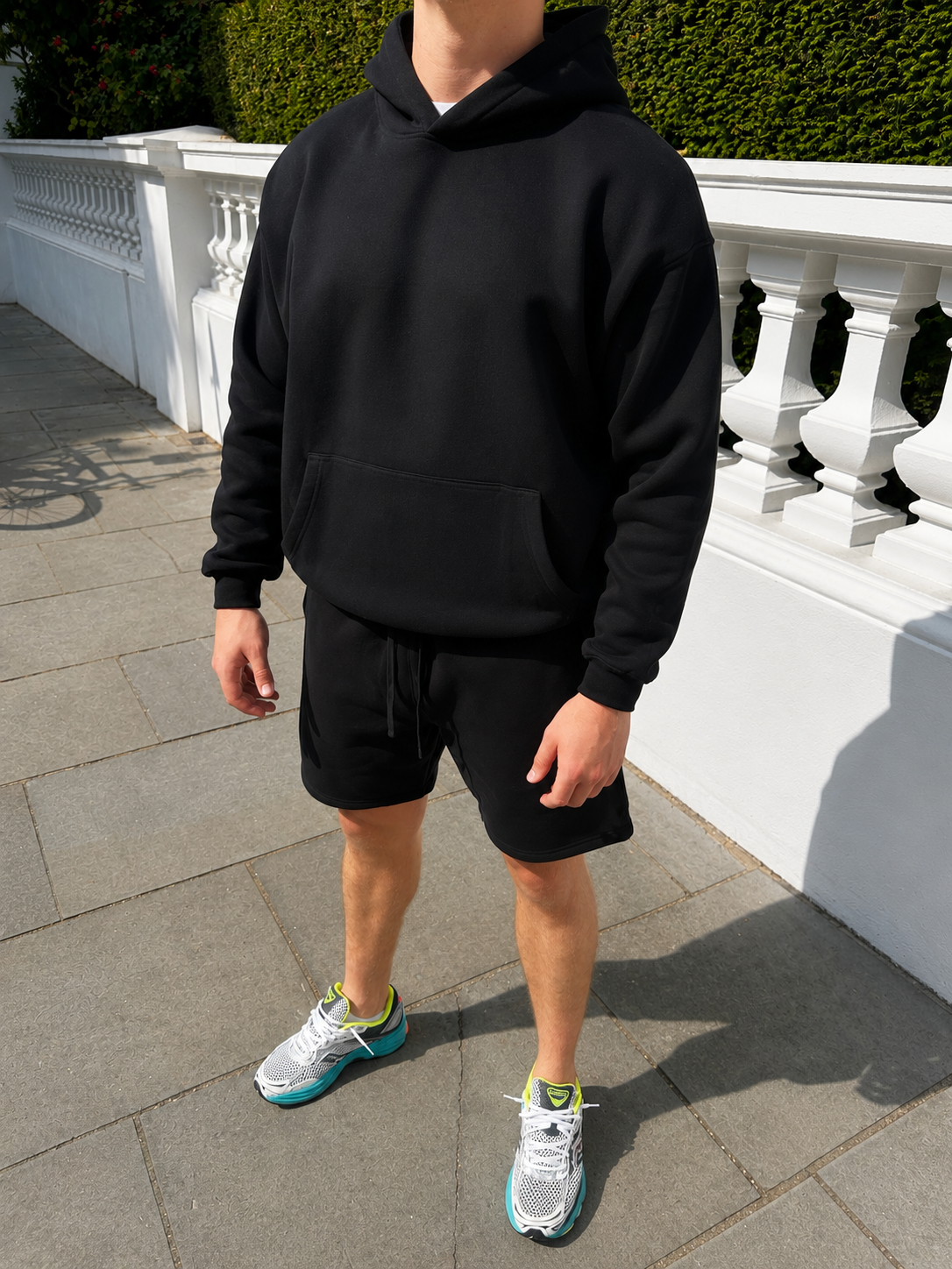 Black Shorts Set
