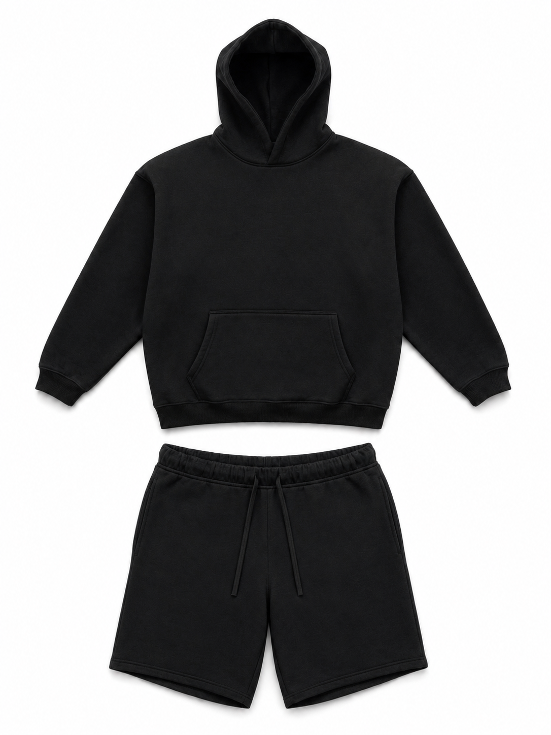 Black Shorts Set