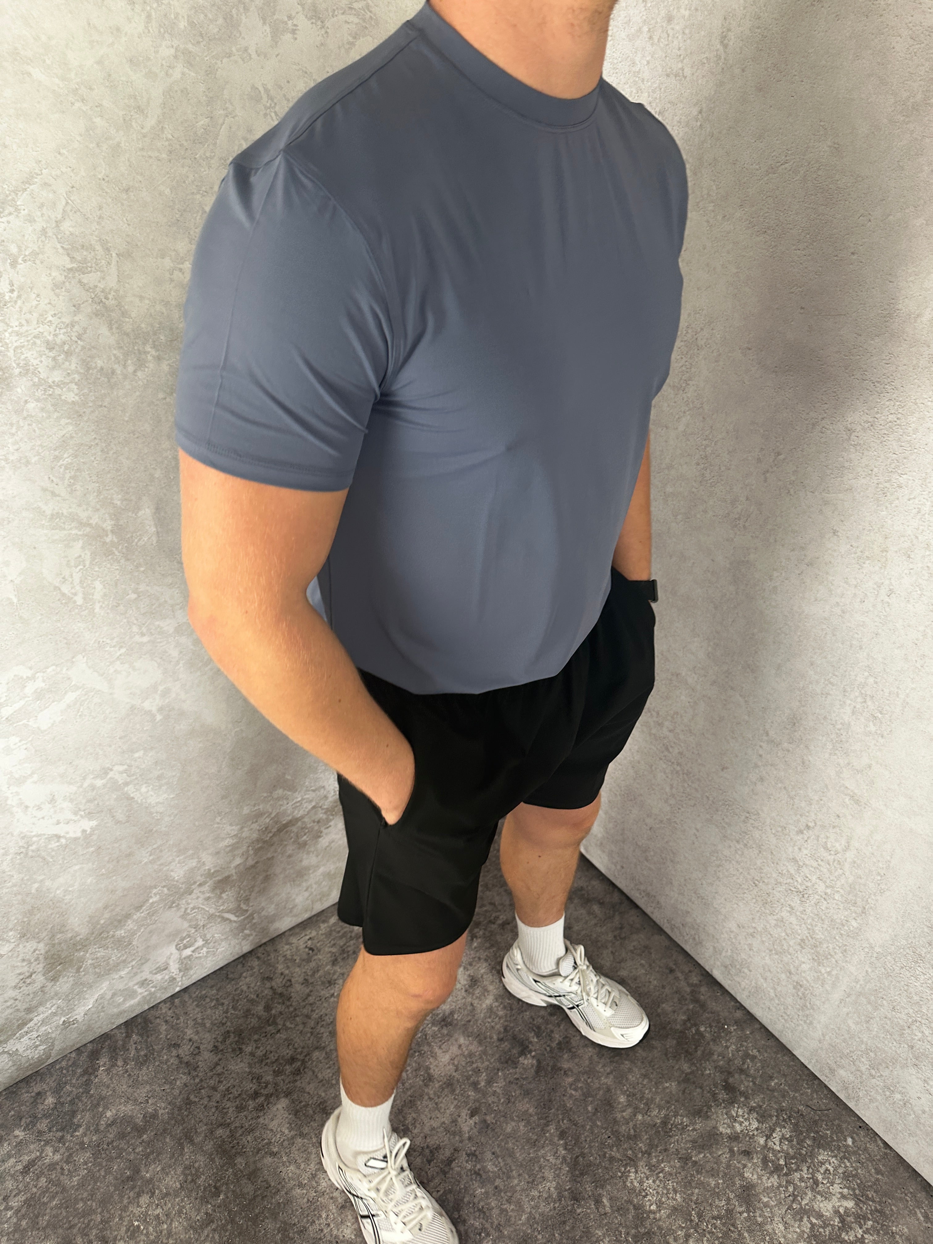 Dusk Blue Motion Top