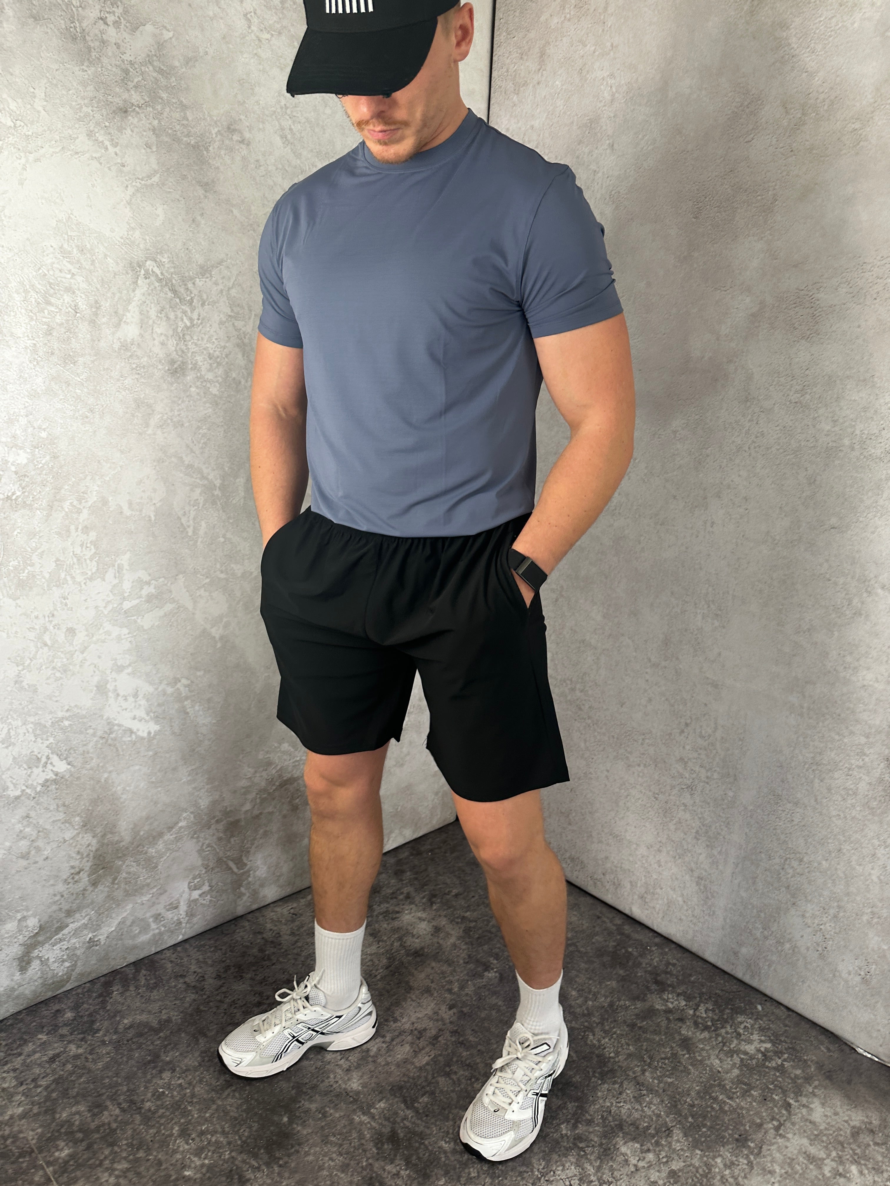 Dusk Blue Motion Top